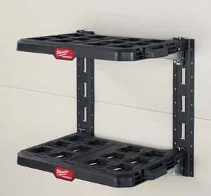 Milwaukee 48-22-8480 PACKOUT 2-Shelf Racking Kit Metal Frame 50 Lb Cap Brand New - Bild 1 von 4