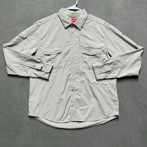 Camisa Craghoppers Para Hombres Grande Beige Nosilife Protector de Insectos Abotonada Senderismo Usada en Excelente Condición - Imagen 1 de 12