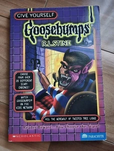RL Stine Give Yourself Goosebumps book 31 The Werewolf Of Twisted Tree Lodge 1st - Imagen 1 de 8