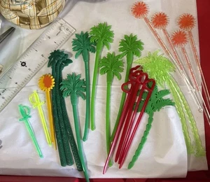 Palme, Sonne und Herz Rührstäbchen und mehr Mohegan Sun Casino einige Vintage - Bild 1 von 8