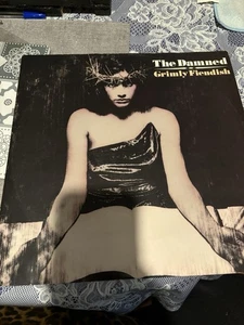THE DAMNED Grimly Fiendish Vinyl Record Single 12 Inch MCA 1985 Signed Sleeve - Picture 1 of 3