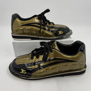 3G Belmo Tour S Gold Black Right Handed Mens Bowling Shoes Men's Size 12 - Picture 1 of 10