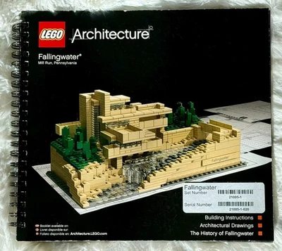 LEGO ARCHITECTURE: Fallingwater (21005). Frank Lyd Wright. Foto 1 de 4
