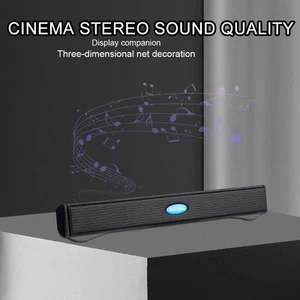 2.0 Long Sound Laptop Speaker Black Xb-19 AM - Afbeelding 1 van 10