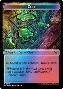 Clue Token 017 Foil Murders at Karlov Manor MTG Token - Bild 1 von 1