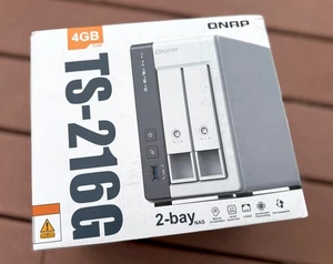 QNAP TS-216G-28WD-US 2-Bay 2.5GbE Desktop NAS with 8TB Storage RAID 1 WD Red - Picture 1 of 8