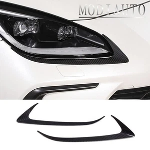 real carbon fiber Front Headlamps Light Brow Trim For Toyota 86/Subaru BRZ 2022+ - Picture 1 of 1