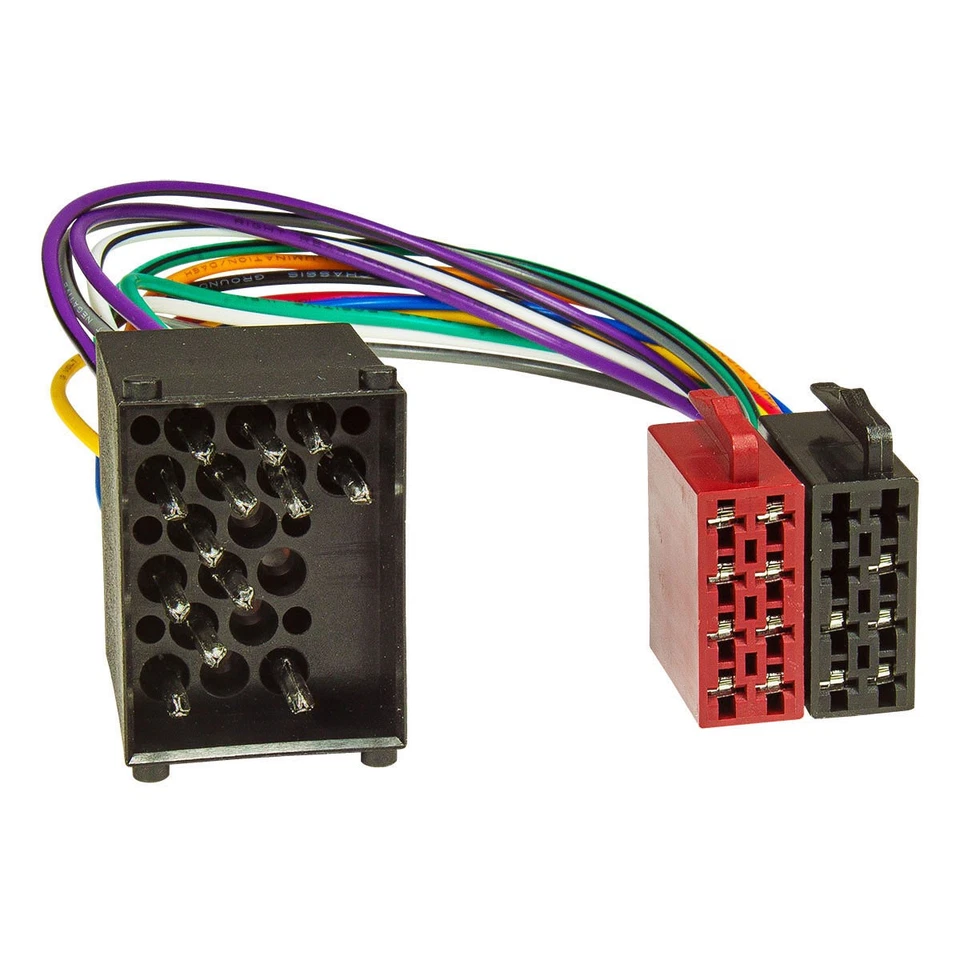 Cable adaptador de radio adecuado para BMW Mini Rover Roundpin a conector ISO... - Imagen 1 de 1
