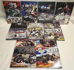 Monster Jam World Finals Lot (2004-2012 DVDs) Truck Racing Freestyle FINALS 5-13 - Picture 1 of 20