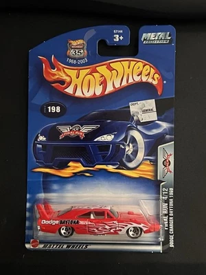 2003 Hot Wheels Final Run Series Dodge Charger Daytona 1969 (Red) 4/12 - Image 1 of 2