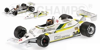 1:43 Minichamps Williams Ford Fw07 De Villota Spanish Gp 1980 504 Pcs 400800034 - Immagine 1 di 2