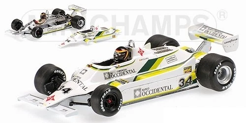 1:43 Minichamps Williams Ford Fw07 De Villota Spanish Gp 1980 504 Pcs 400800034 - Immagine 1 di 2