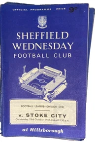 SHEFFIELD WEDNESDAY V STOKE CITY - LEAGUE CUP RD 4 - 1/11/1967 - Picture 1 of 1