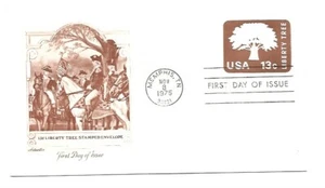U576 13c Liberty Tree busta in rilievo Artmaster, FDC - Foto 1 di 1