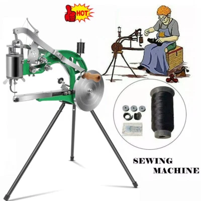 Leather Cobbler Shoe Repair Machine Hand Sewing Machine Dual Cotton Nylon Line - image 1 of 4