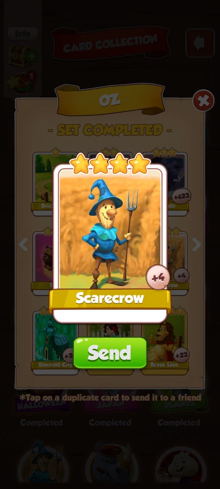 Scarecrow Coin Master Rare Card *Fast Delivery* 24/7 - Image 1 of 1