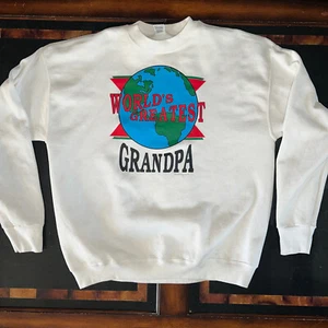 Vintage 90er Opa Pullover xl Großvater Großvater Großeltern - Bild 1 von 8