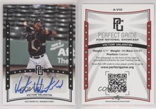 2014 Leaf Perfect Game Showcase Auto Black Victor Valentin #A-VV1 Auto