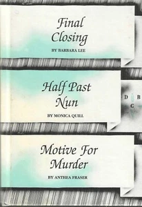 Detective Book Club Final Closing-1997 Half Past Nun-1997 Motive For Murder 1996 - Picture 1 of 1