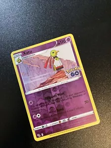 Pokemon Go TCG Xatu 033/078 Reverse Holo Uncommon NM/MT - Picture 1 of 3