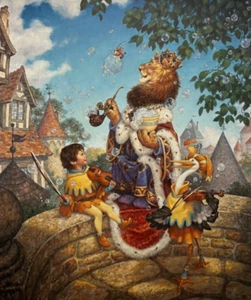 Scott Gustafson Old King Cole signiert & nummeriert mit Zertifikat - Bild 1 von 3