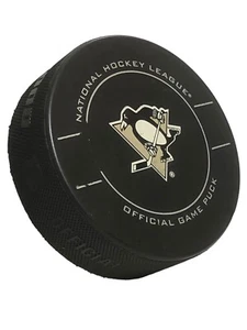 2009-2012 Pittsburgh Penguins Official Game Puck Sherwood Single Ring Series - Picture 1 of 6