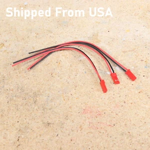 JST RCY Male End Connectors with 150mm Wires x3 USA Shipped - Picture 1 of 3