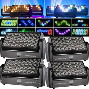 4 sztuki 250W Wallwasher Światło sceniczne RGBW 36LED DMX Strobe Moving Head DJ Reflektor - Zdjęcie 1 z 21