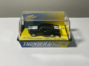Johnny Lightning ThunderJet HO Slot Car Chevy Chevelle NIB Green White Stripes - Picture 1 of 7