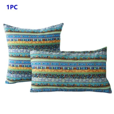 1 Pc Boho Stripes Cushion Throw Pillow Cover Pillowcase Vintage Couch Sofa - Image 1 of 4