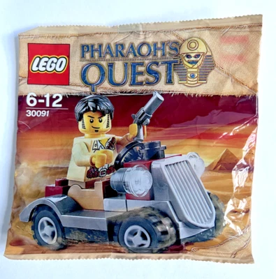 LEGO Pharaoh's Quest Minifigure 30091, Desert Rover Polybag, Sealed, RETIRED SET - Image 1 of 2
