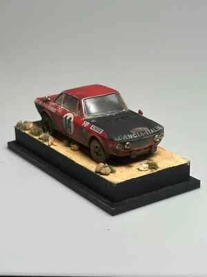 Die cast 1/43 Modellino Auto Lancia Fulvia HF 1600 Rally Perasonalizzata a mano - Immagine 1 di 4