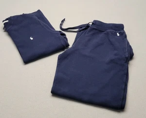 Polo Ralph Lauren Herren Marineblau Waffel Strick Lounge Nachtwäsche Set Größe Medium - Bild 1 von 15