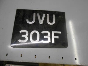 VINTAGE ALTES AUTO NUMMERNSCHILD JVU 303F - Bild 1 von 1