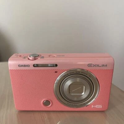 CASIO HIGH SPEED EXILIM EX-ZR70 Pink Digital Camera Selfie Tilt LCD 10x Optics - Image 1 of 2