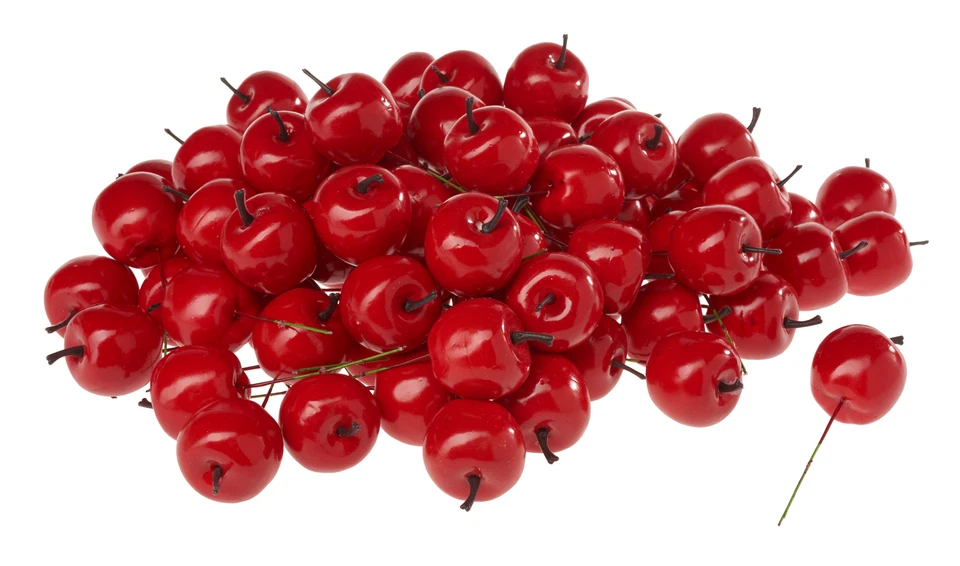 VBS XXL Deko-Äpfel am Draht 80 Stück Ø 35mm Kunstobst Obst - Bild 1 von 1
