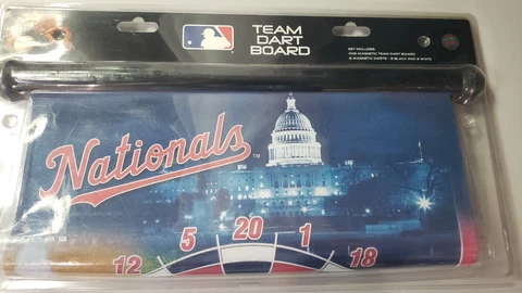 Washington Nationals MLB Baseball  magnetic team - Dart Board - Rico  NEW Cover