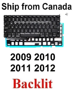 Keyboard for Apple MacBook Pro A1286 2009 2010 2011 2012 - US English Backlit - Picture 1 of 1