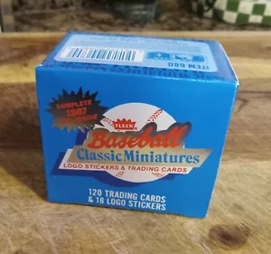 1987 Fleer Baseball Miniatures / Complete Box Set (120) / No Stickers - Bild 1 von 2