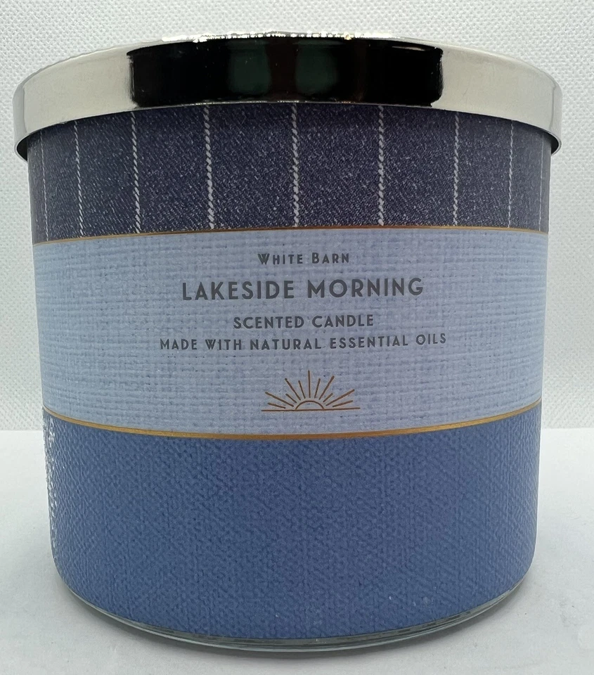 Bath & Body Works Lakeside Morning 3 Wick 14.5 Oz Candle - Image 1 of 1
