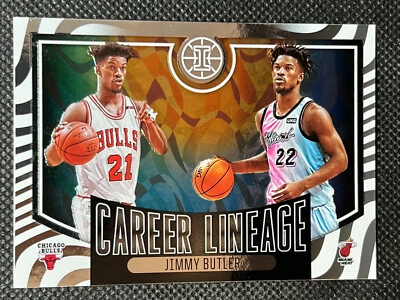 2020-21 Panini Illusions Basketball JIMMY BUTLER #17 CAREER LINEAGE  - Image 1 of 2