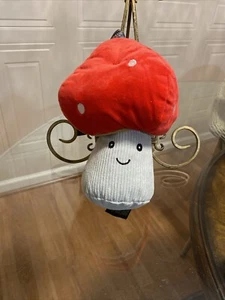 NANDOG , CUTE & CUDDLY PLUSH MUSHROOM GUY WITH SQUEAKER 9” - Picture 1 of 6