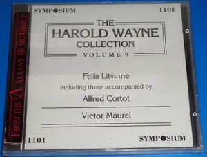 Harold Wayne Collection Vol.9 Felia Litvinne/Alfred Cortot/Victor Maurel SEALED - Picture 1 of 2