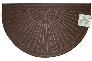 Half Round Doormat Durable Welcome Mat Outdoor Rubber Back Rug Loxley 18"x30" - Picture 1 of 9