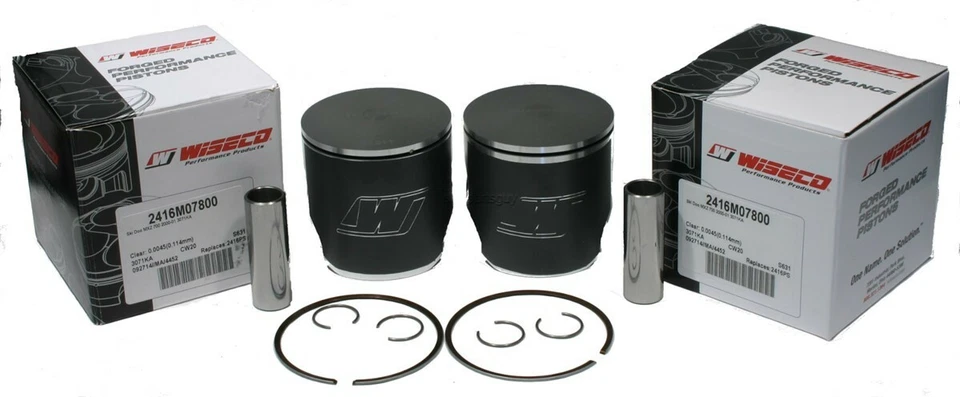 Ski-Doo MXZ X 700, 2001, Wiseco Std Pistons; PAIR - 2416M07800 -MXZX - Image 1 of 1