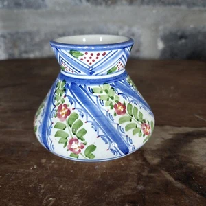 Hand painted ceramic jug vase vintage decoration - Foto 1 di 4