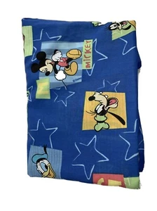 Sábana Ajustable Disney Doble Mickey Mouse Goofy Pato Donald Material Tela Artesanía - Imagen 1 de 5