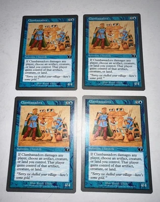 MTG X4 * Clambassadors X4 Unglued PlaySet NM/M - NP Regular  SellbyCyn - Image 1 of 4