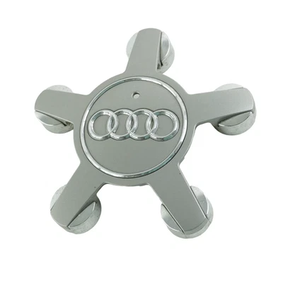 Original Audi Nabendeckel 4F0601165N Nabenkappe Grau Felgendeckel 1x  - Bild 1 von 4
