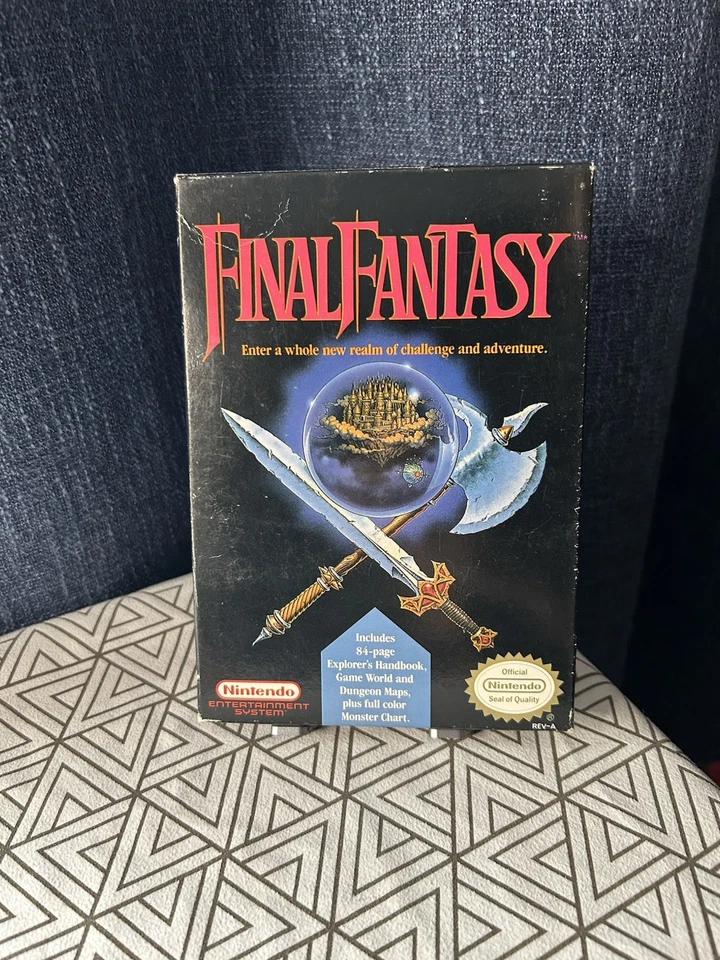 Final Fantasy NES Nintendo CIB con Manual, Mapas e Inserto Foto 1 de 4